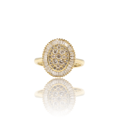 “JESS” 18KT YELLOW GOLD DIAMOND RING