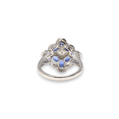 Sapphire and Diamond Ring