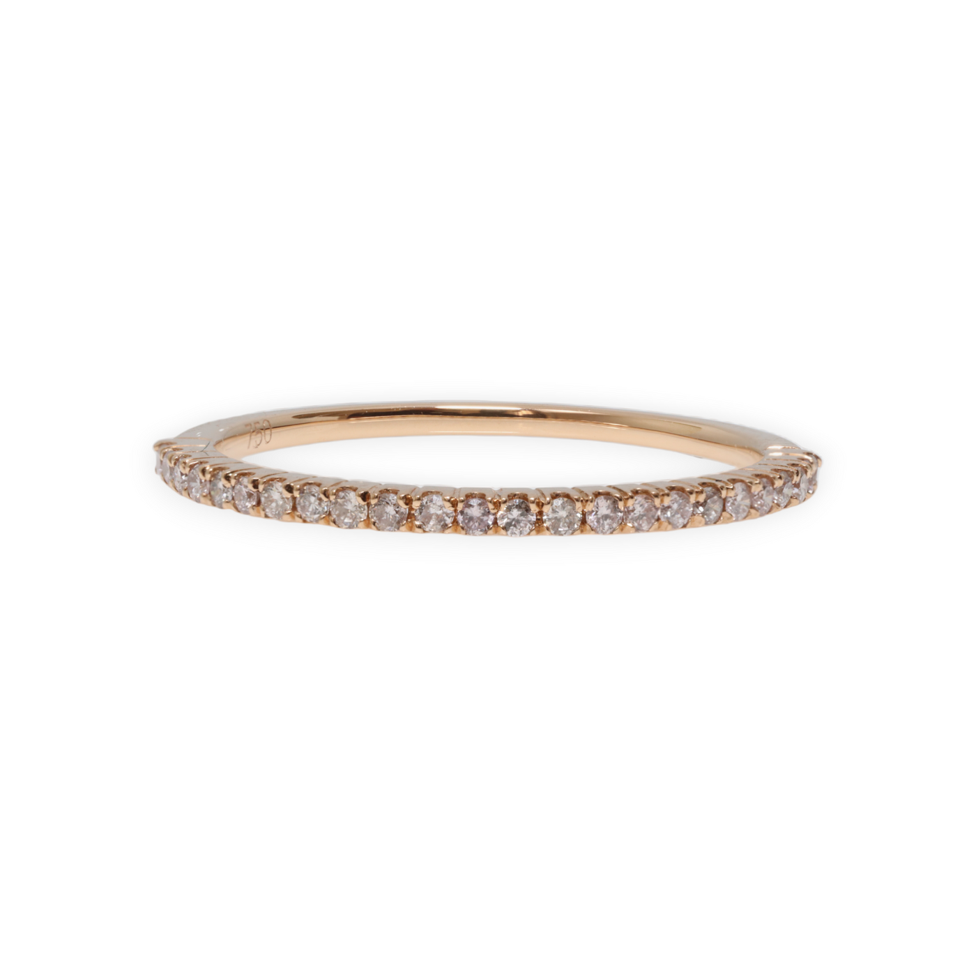 Rose Gold Diamond Band