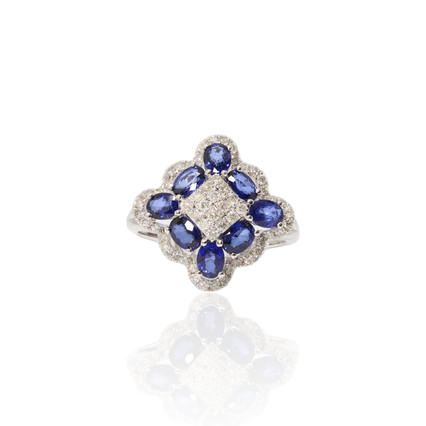 Sapphire and Diamond Ring