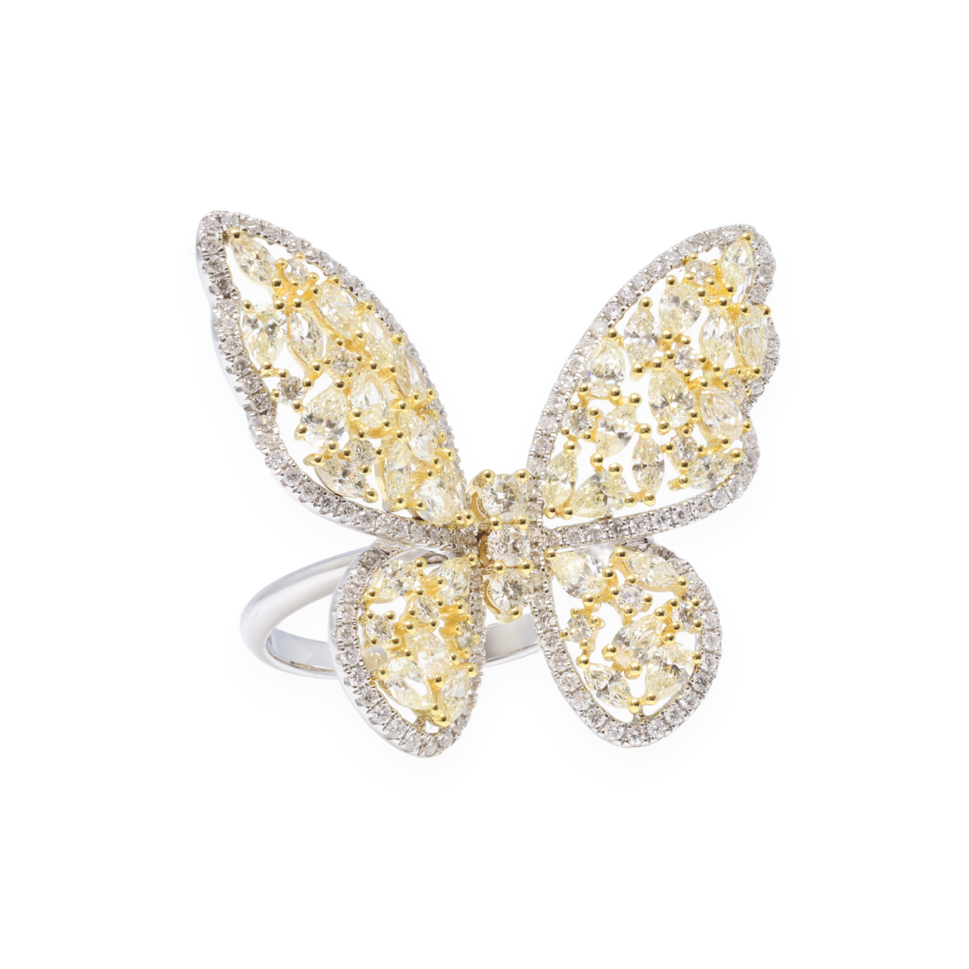 Butter Fly Marquise Diamond Ring