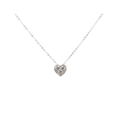 Heart Diamond Pendant and Necklace