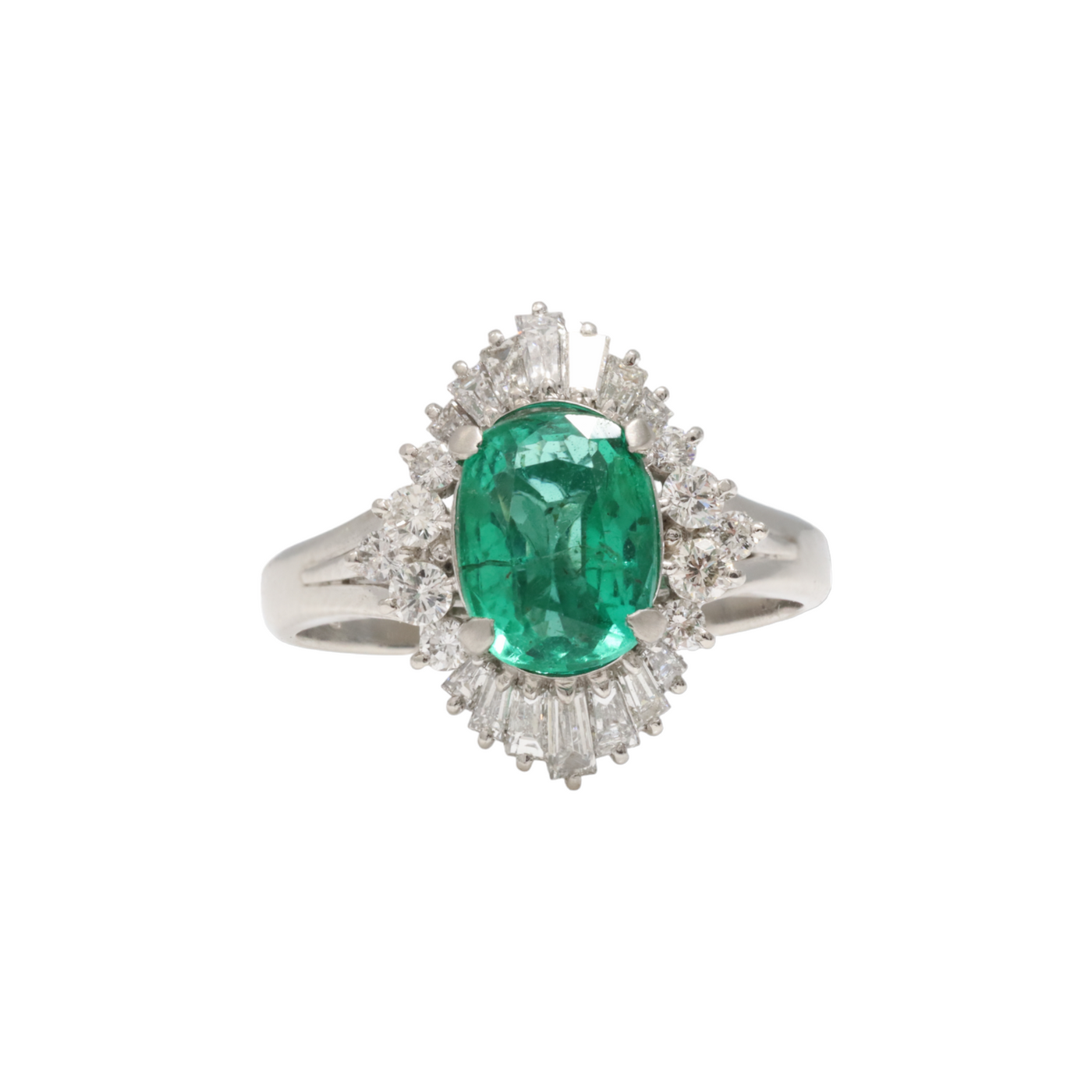 COLOMBIAN EMERALD AND DIAMOND EMERALD