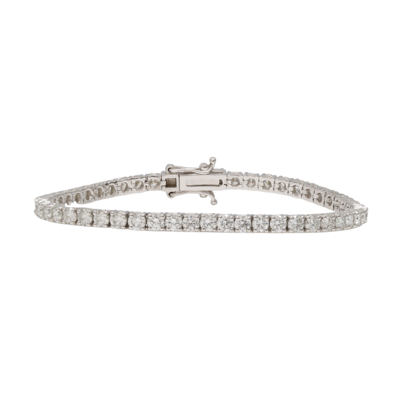 4.68CT WG DIAMOND TENNIS BRACELET