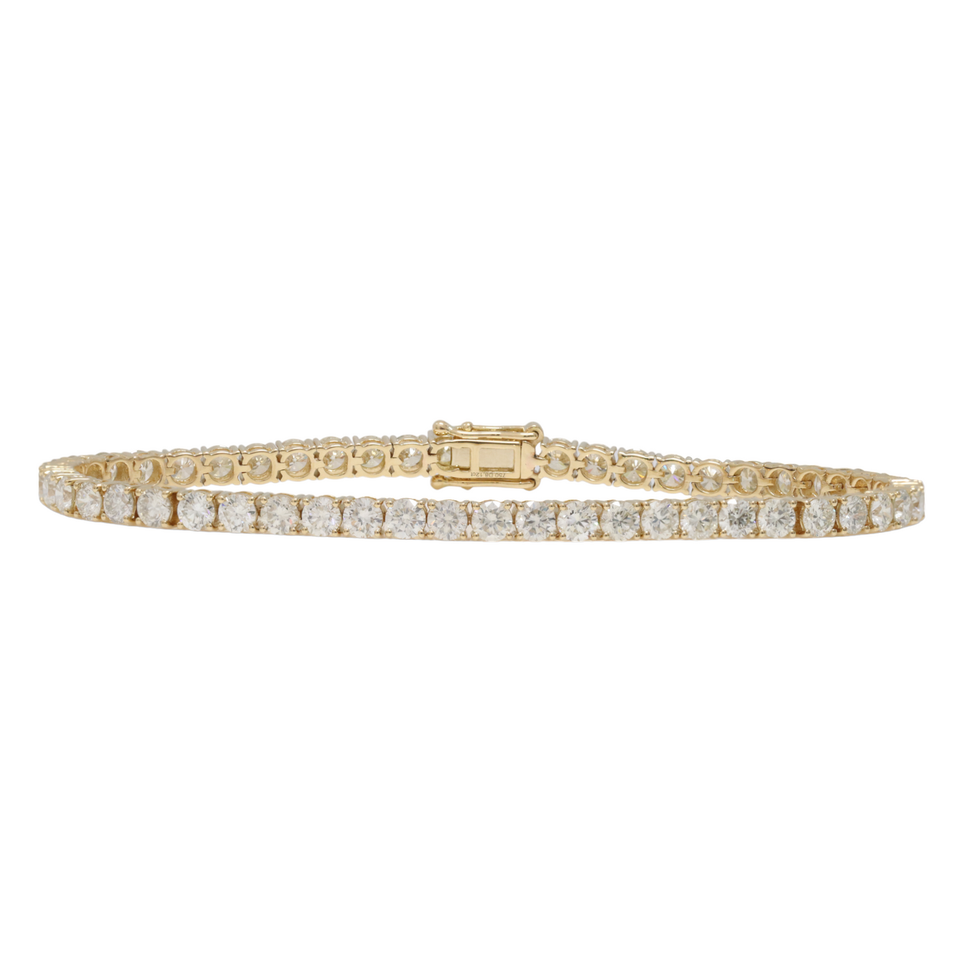 8.12CT DIAMOND TENNIS BRACELET