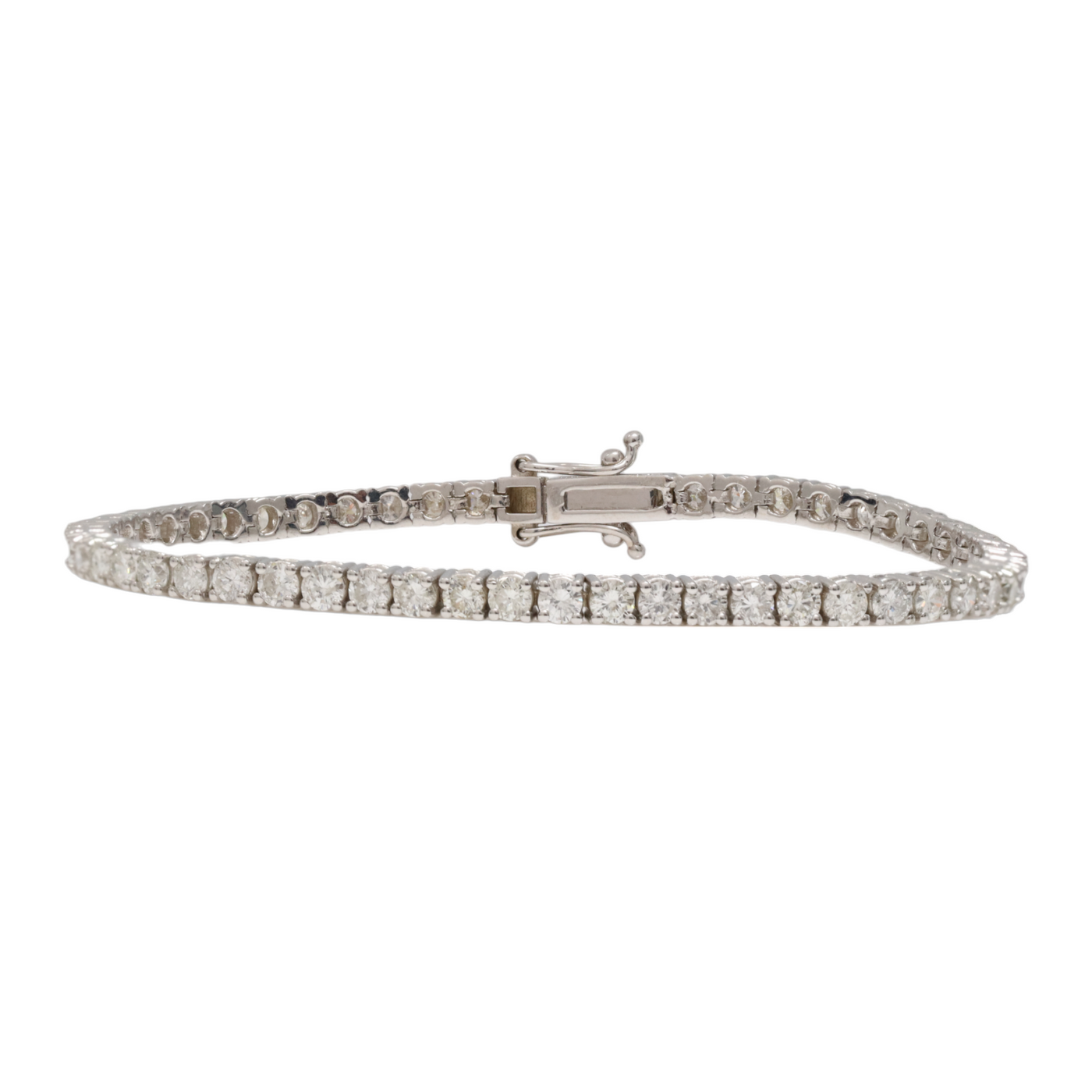 5.26CT WG DIAMONDS TENNIS BRACELET