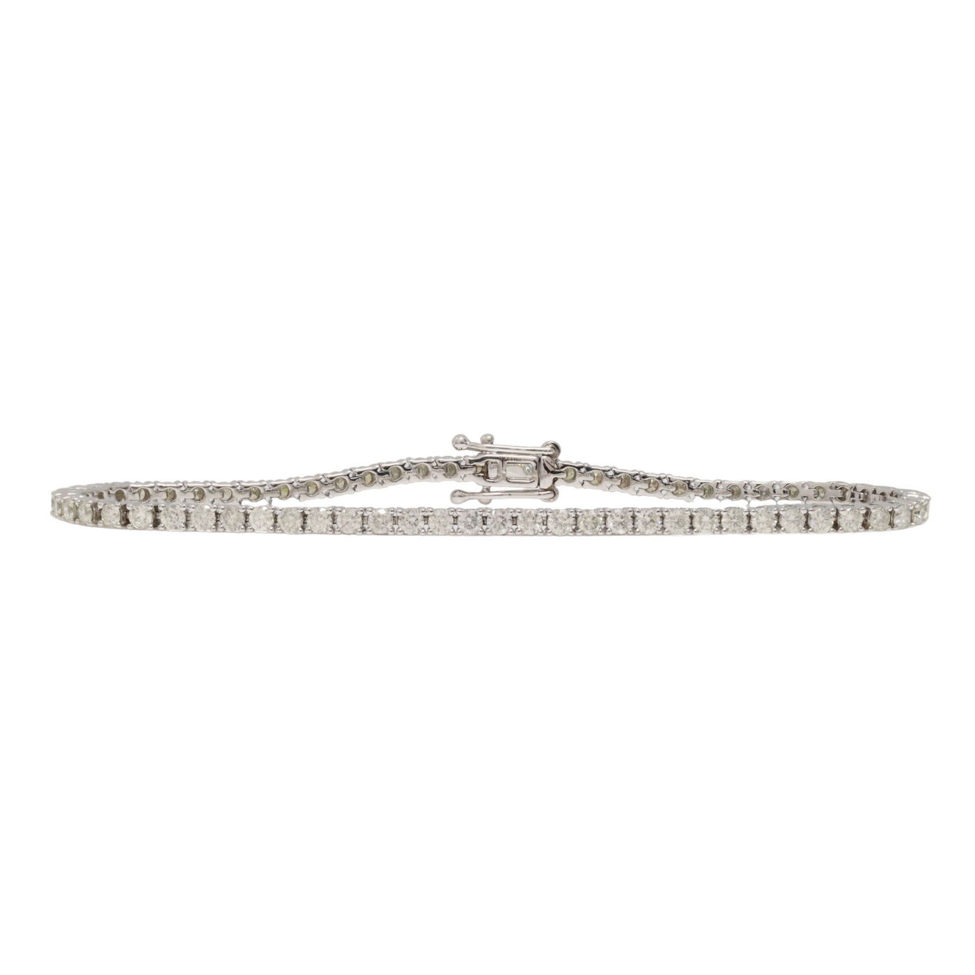 2.93CT WG DIAMOND TENNIS BRACELET