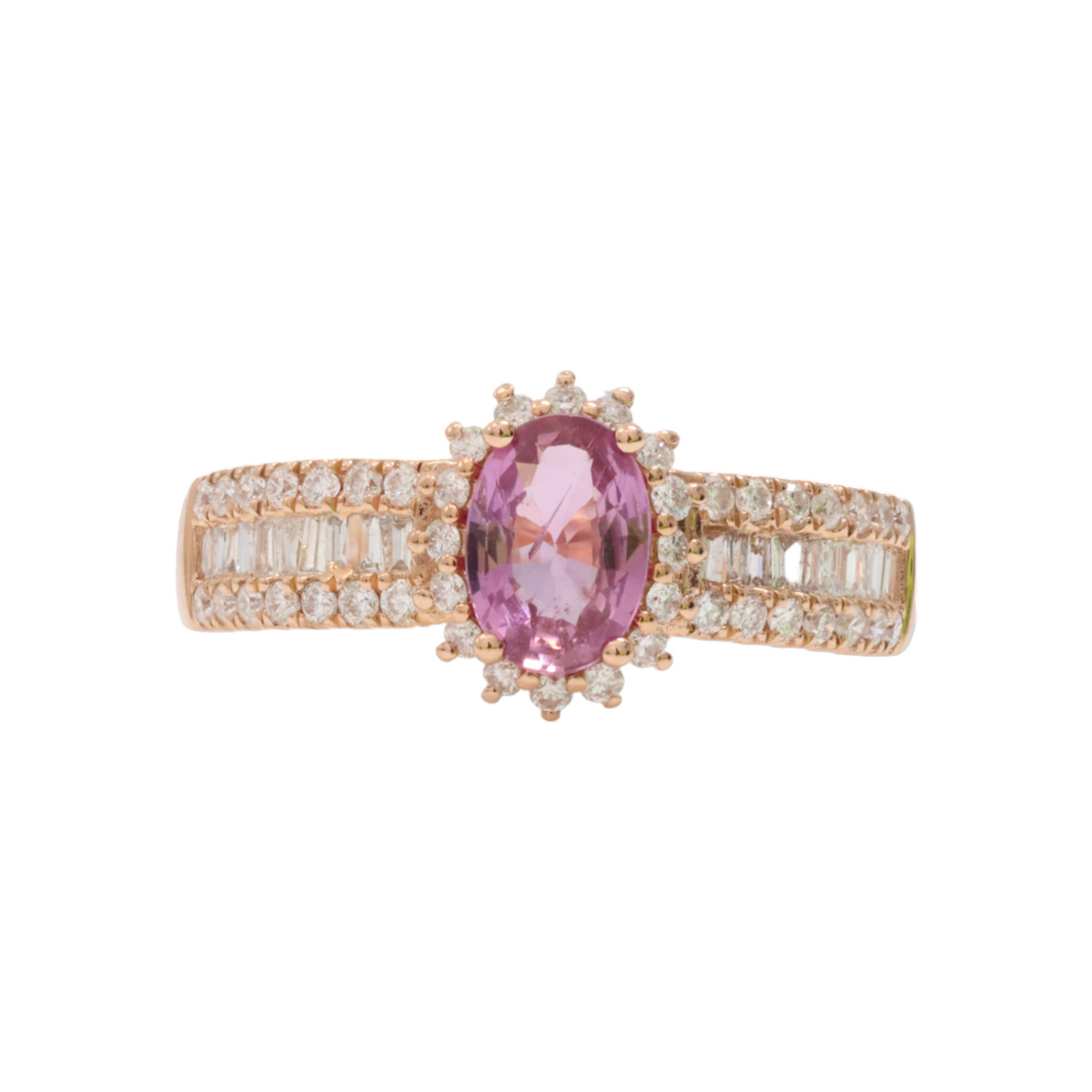 pink sapphire ring