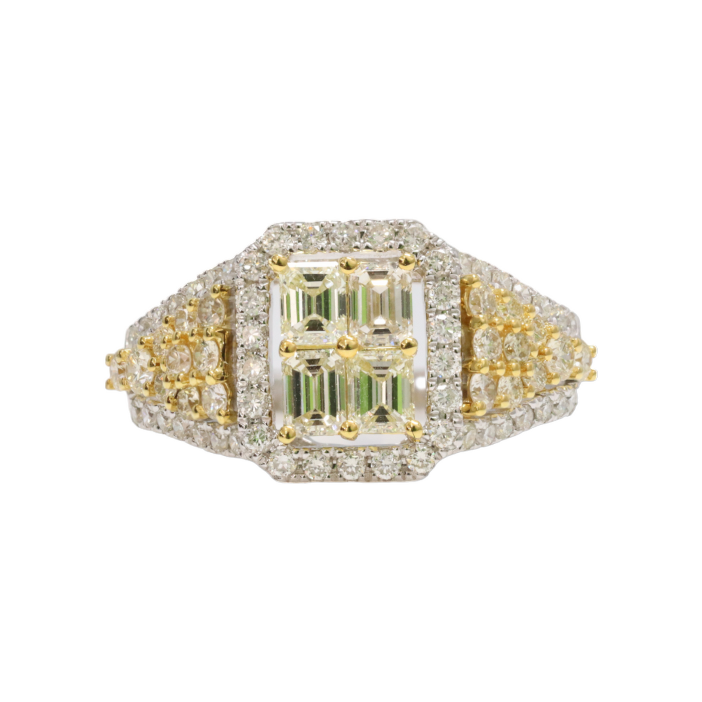 emerald cut diamond ring