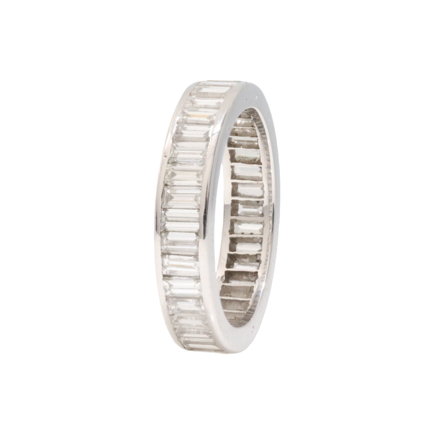 Baguette eternity ring