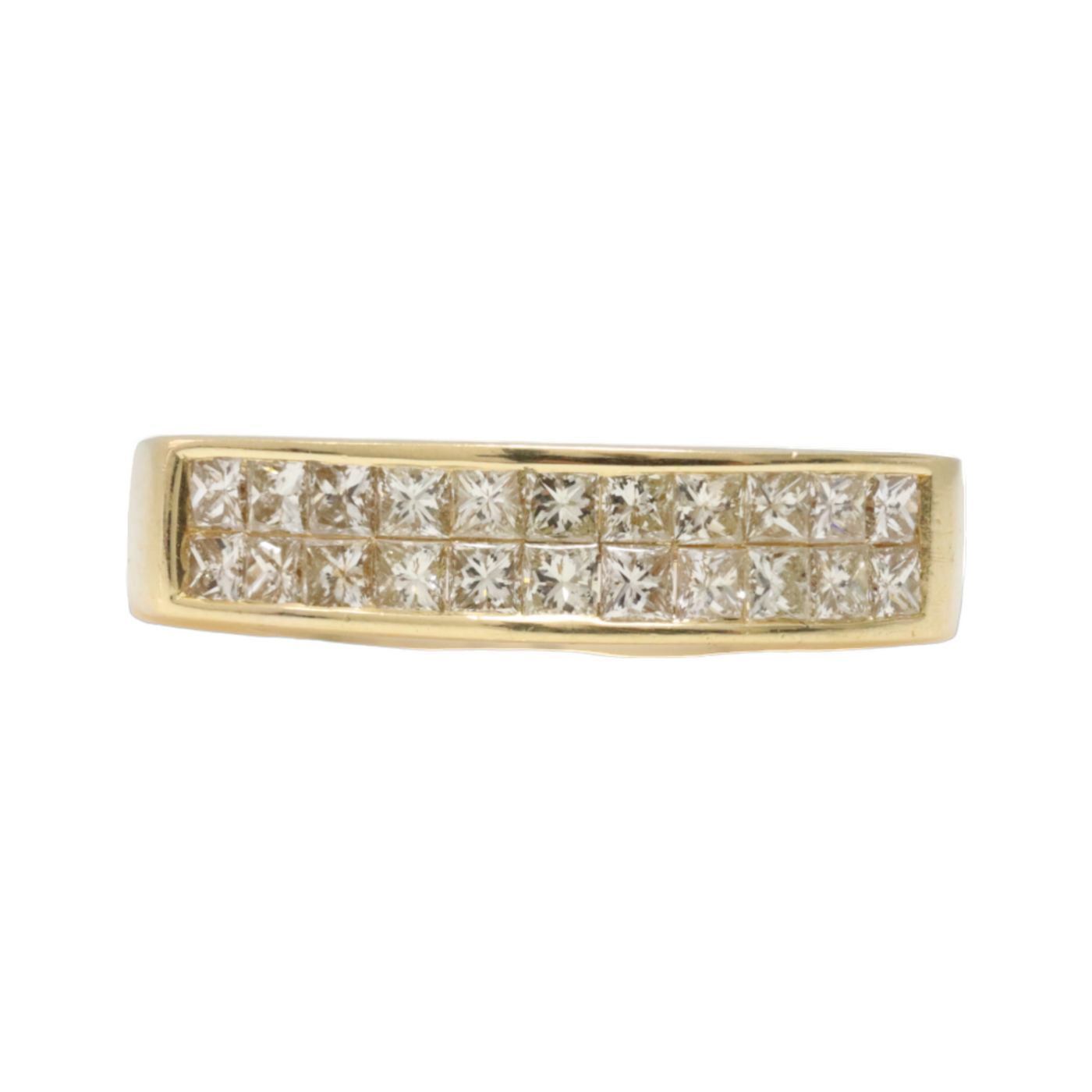 Double Row Diamond Band