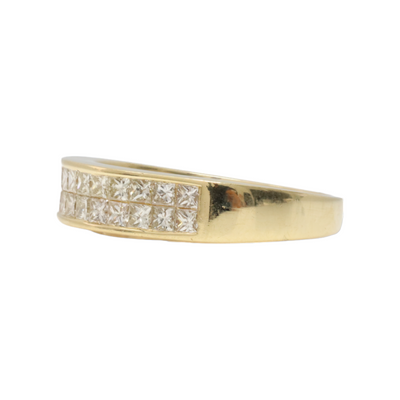 Double Row Diamond Band