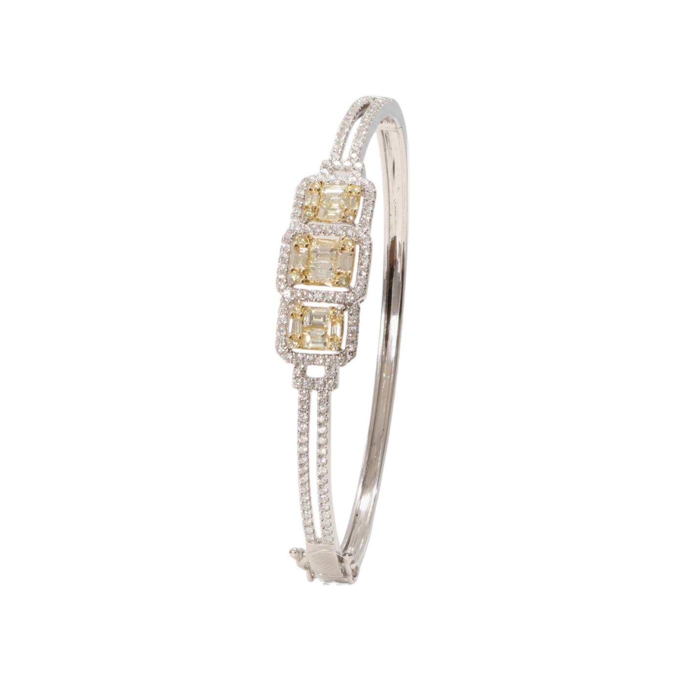 Baguette Diamond Bangle