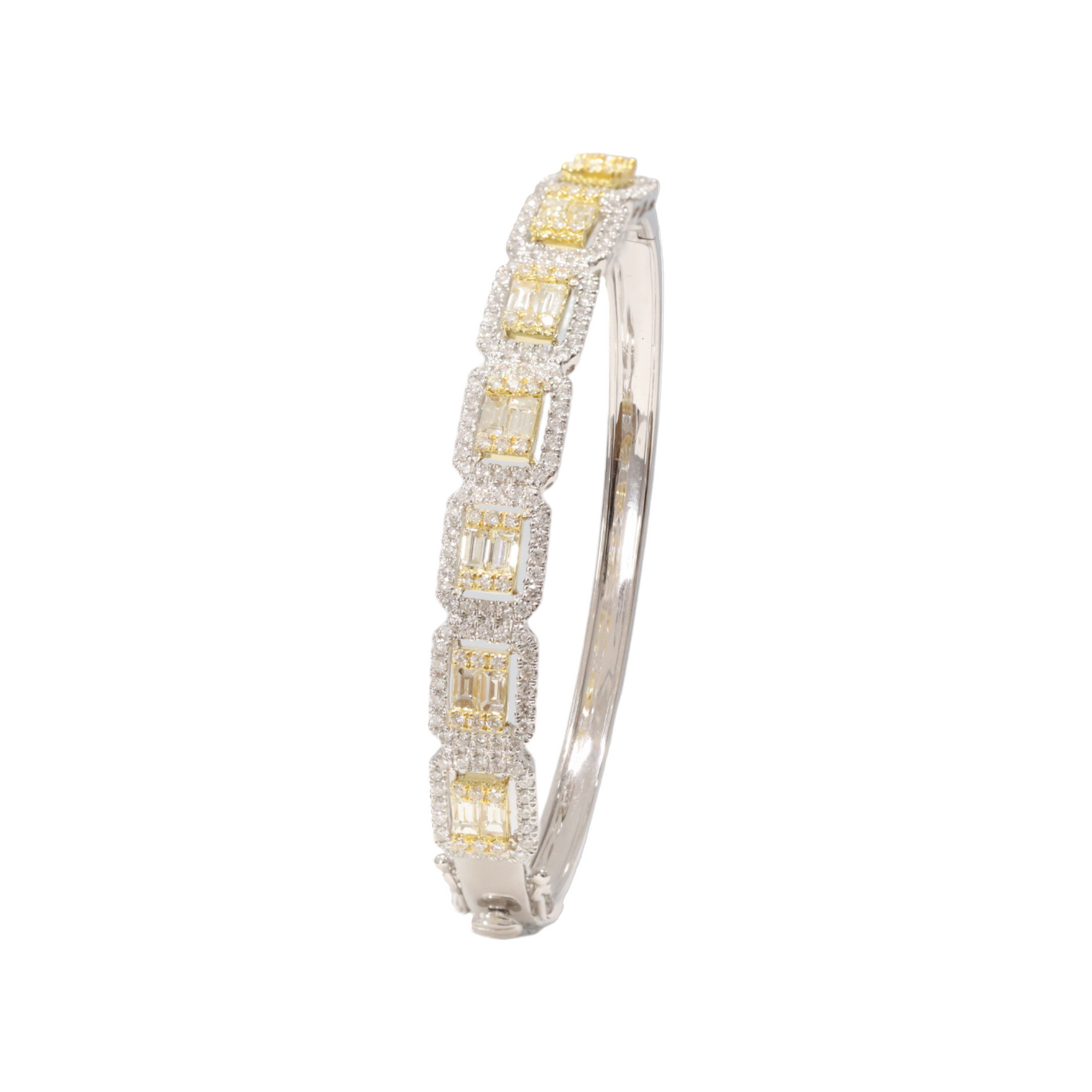 Baguette Diamond Bangle