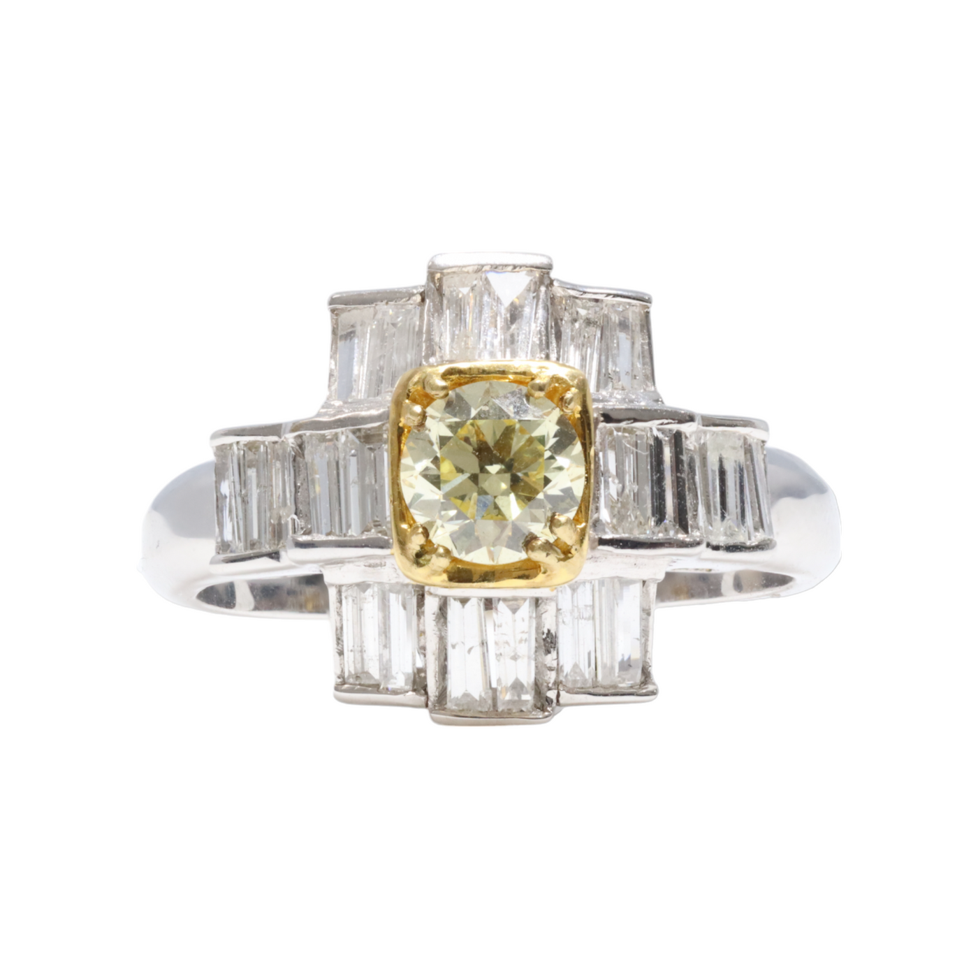 CHAMPAGNE FANCY DIAMOND RING