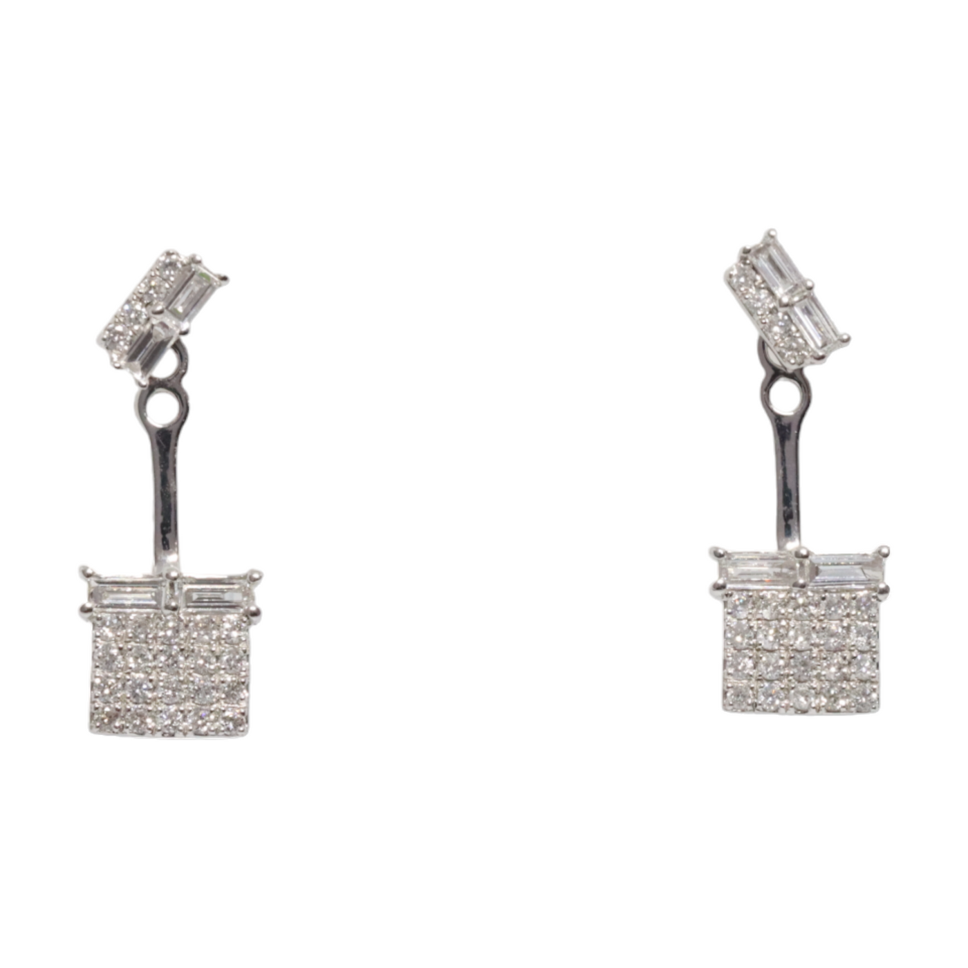 Square dangle earrings