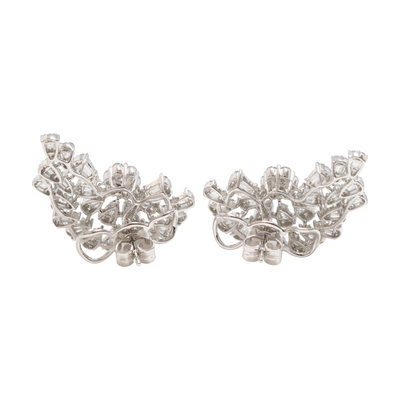 Cocktail diamond earrings