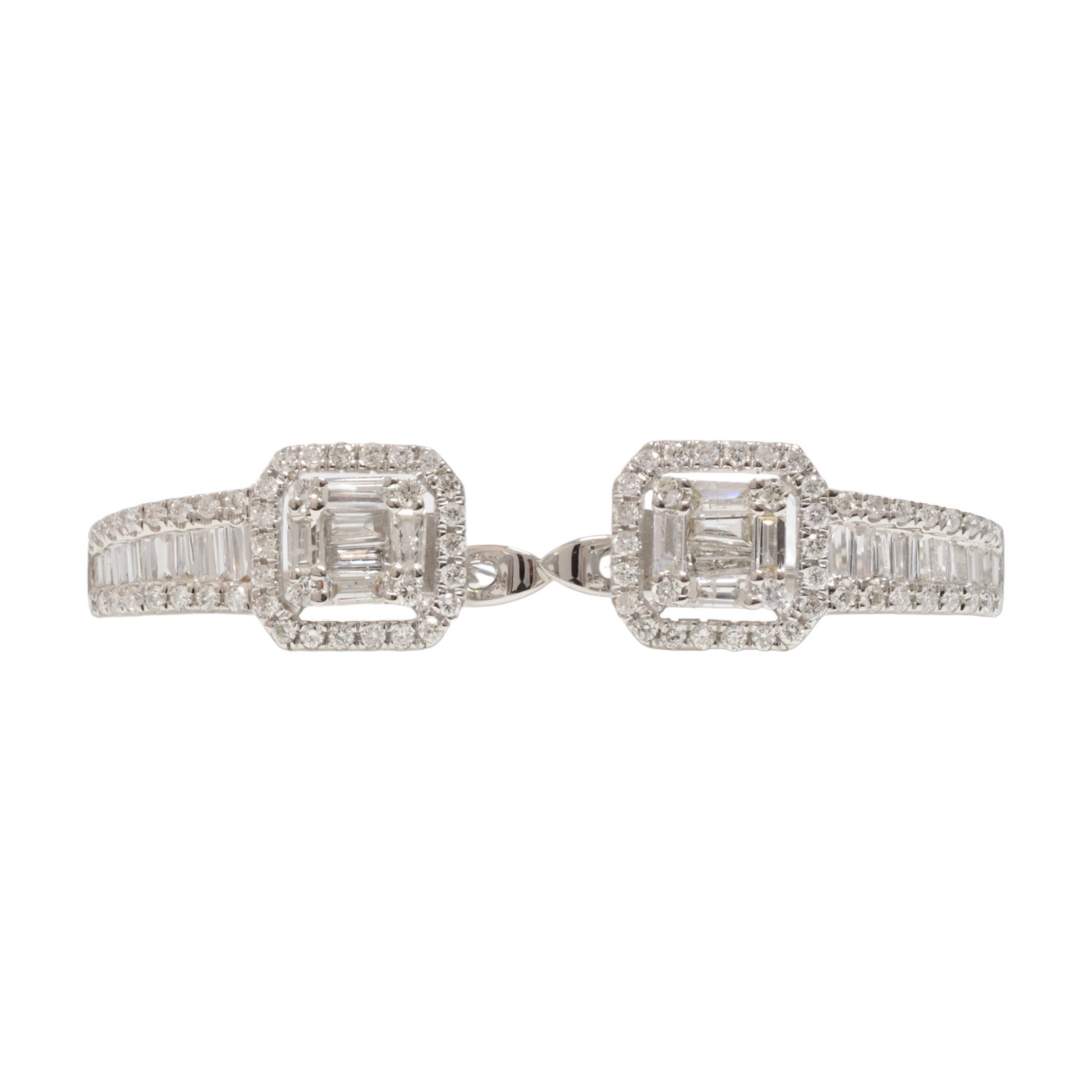 Diamond Earrings in 18K WG