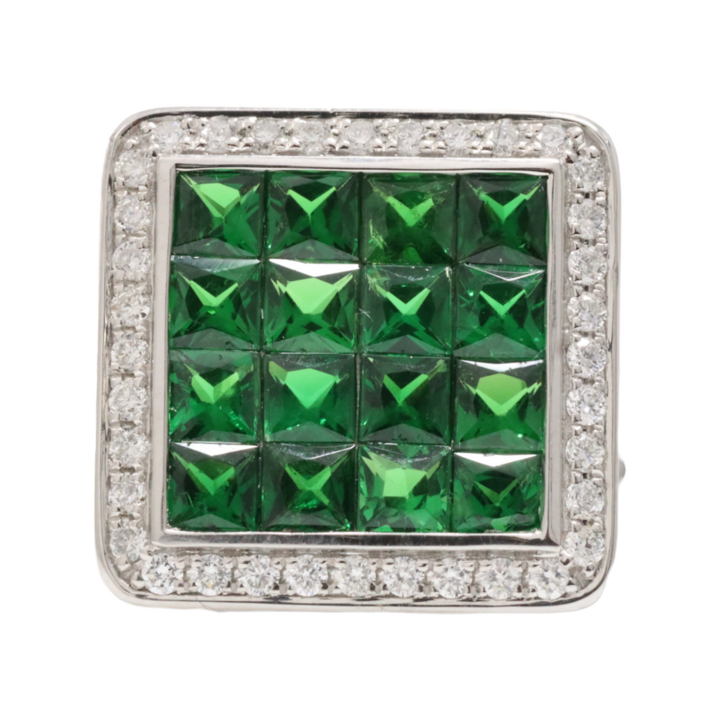 PLATINUM TSAVORITE GARNETS