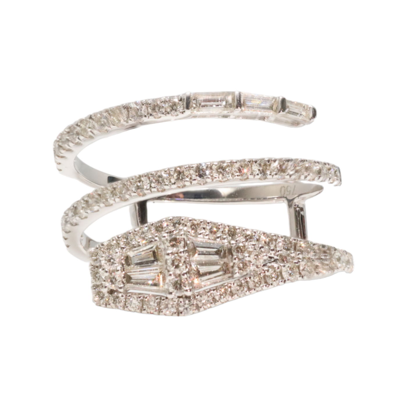 Diamond Loop Ring