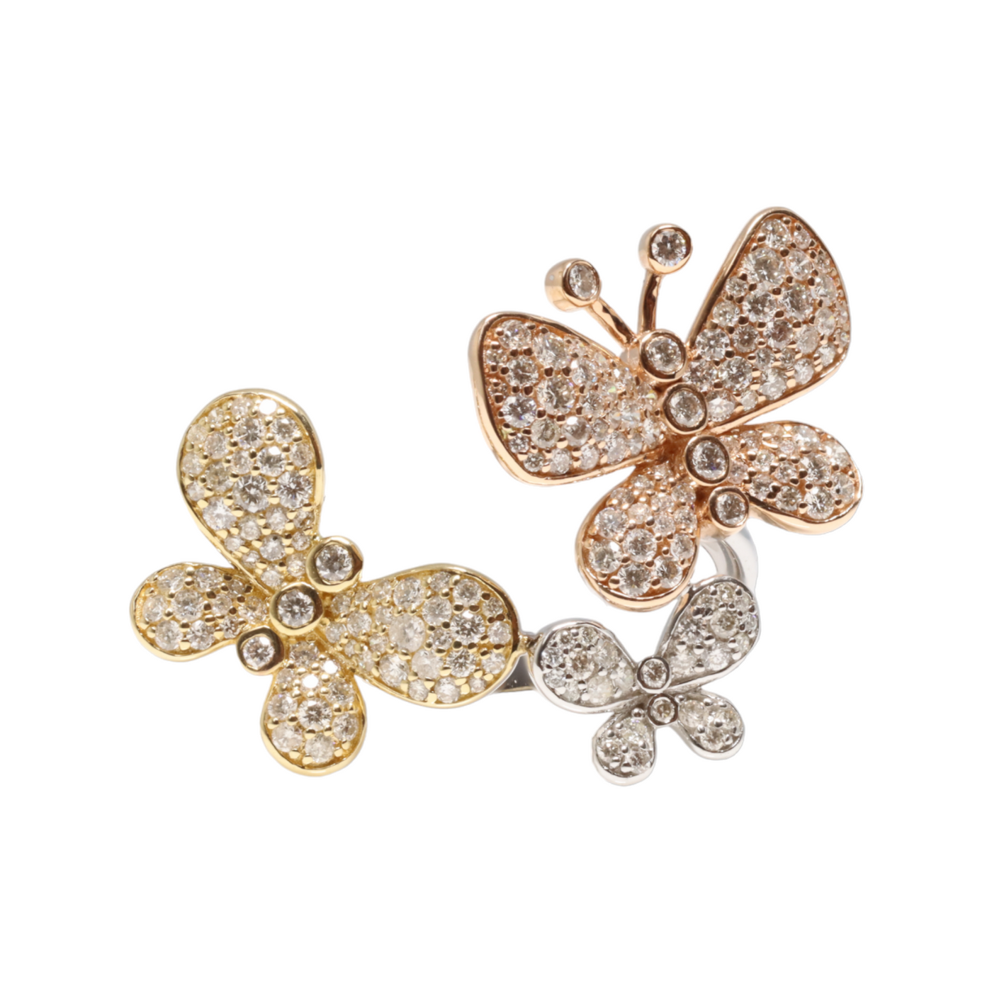 Butterfly Diamond Ring