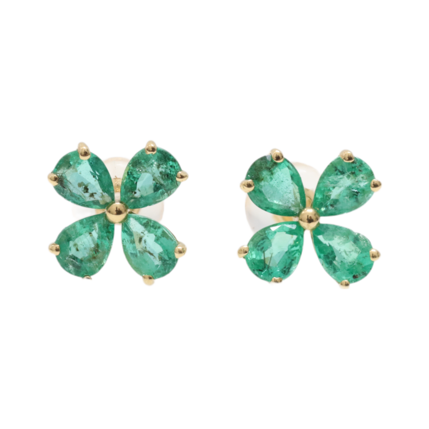 Emerald Stud Earrings