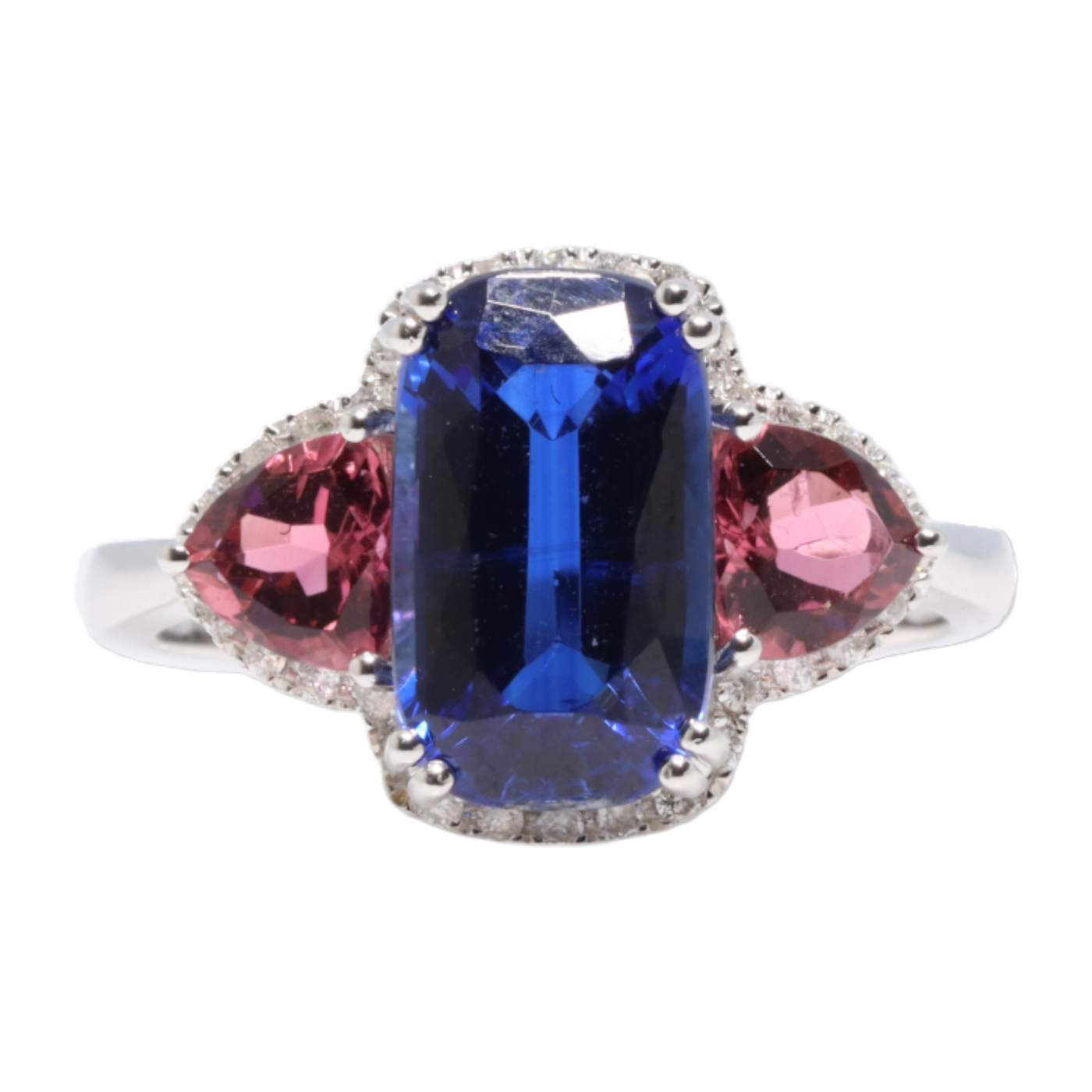 Coloured Gemstone and Diamond Ring