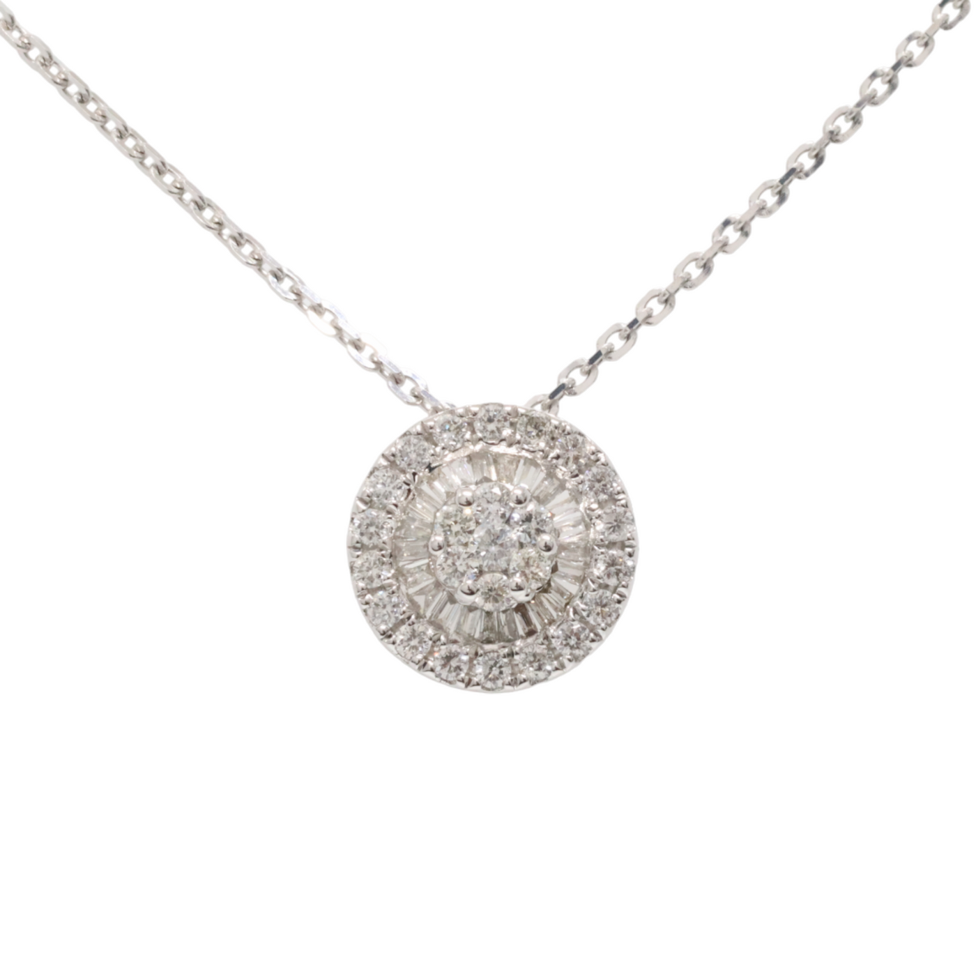 Diamond Pendant and Necklace