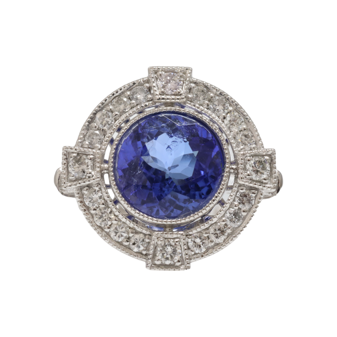 Tanzanite and Diamond Ring