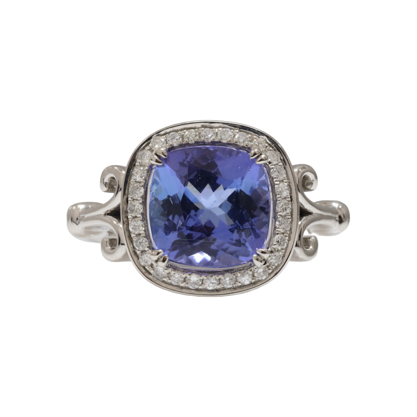 Tanzanite and Diamond Ring