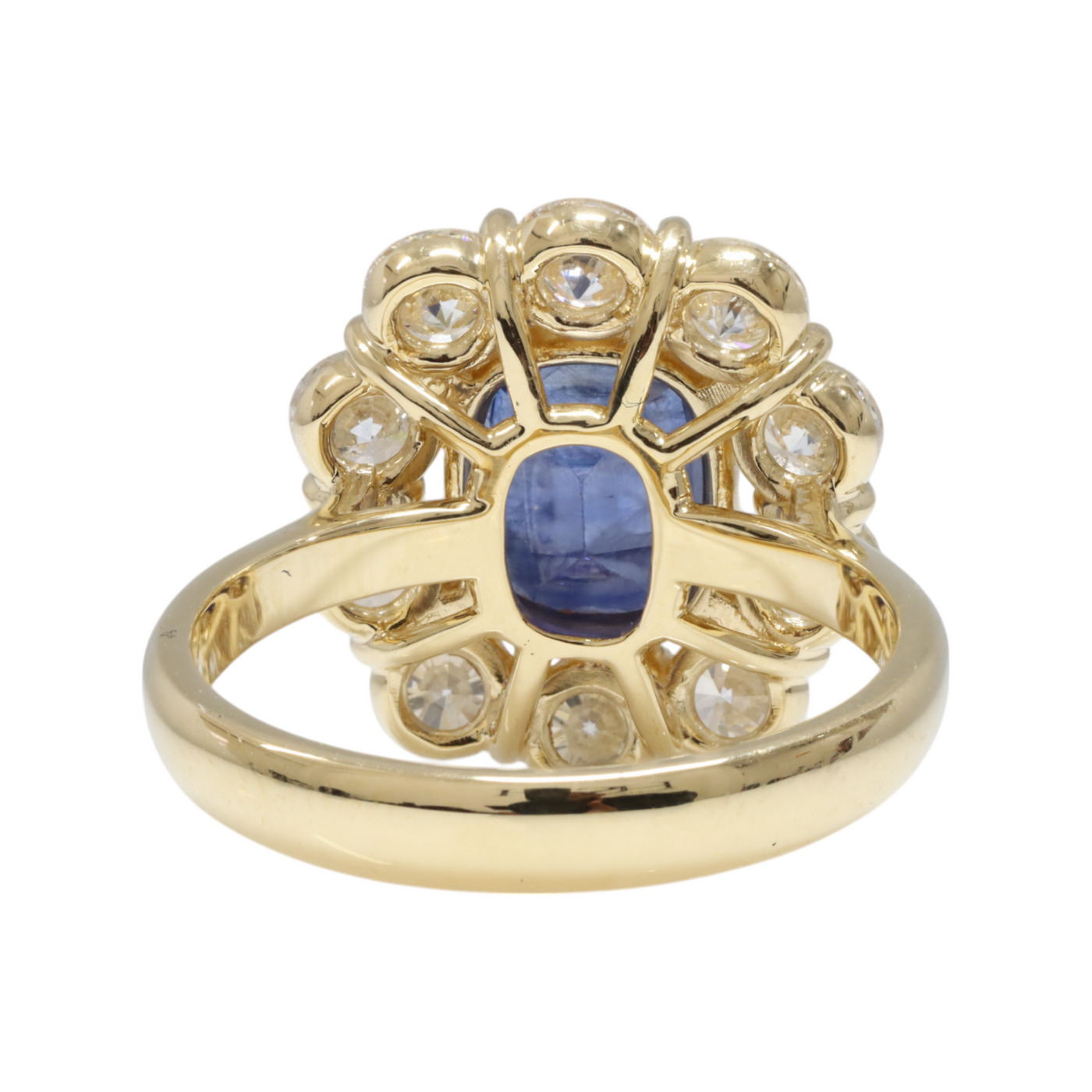Ceylon Sapphire & Diamond Ring