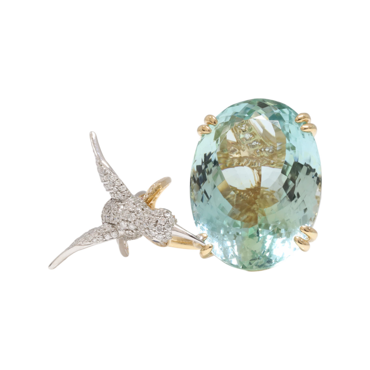 HoneySuckle Bird Ring