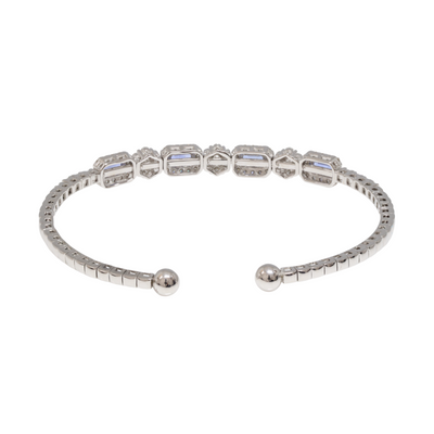 Sapphire and Diamond Bangle