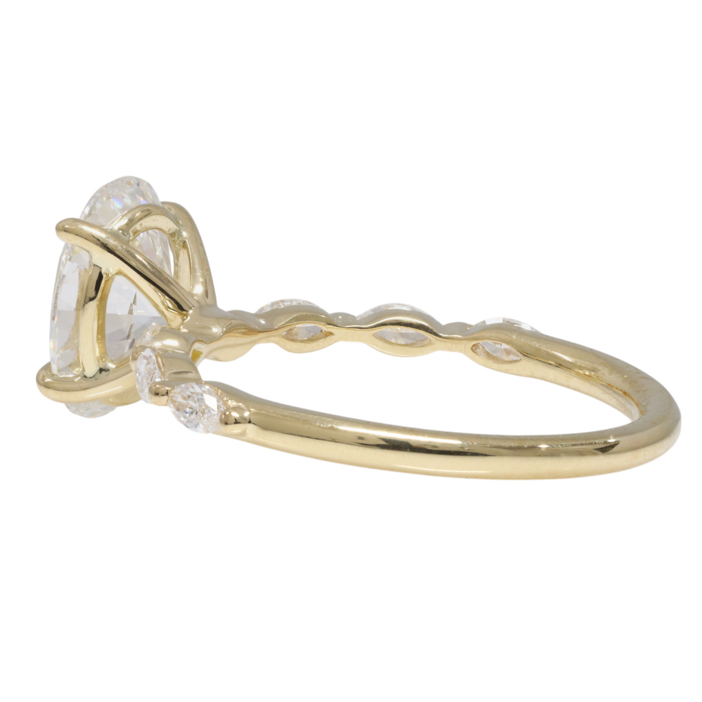 Lab Grown Oval & Marquise Diamond Ring