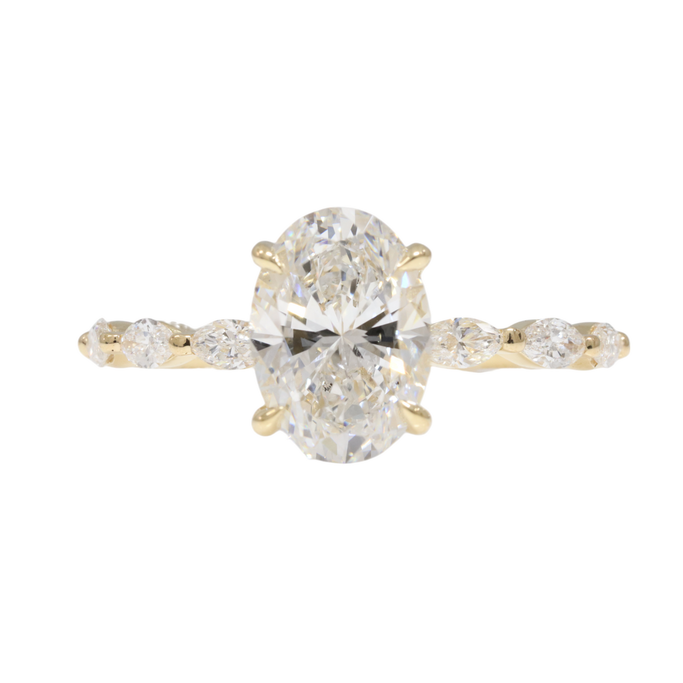 Lab Grown Oval & Marquise Diamond Ring