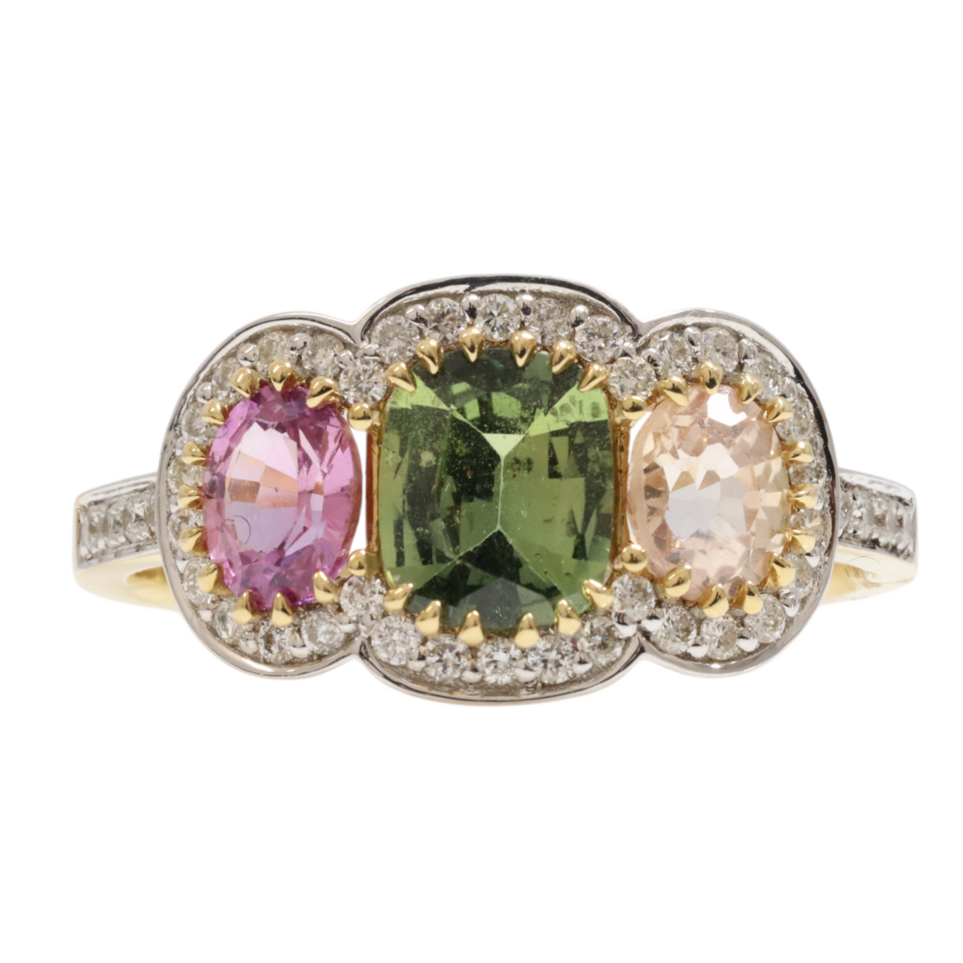 Sapphire and diamond dress ring