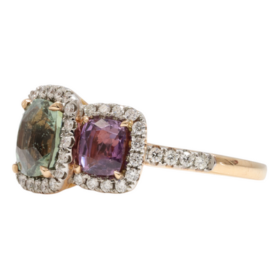 Sapphire & Diamond Ring