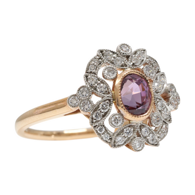 Sapphire & Diamond Ring