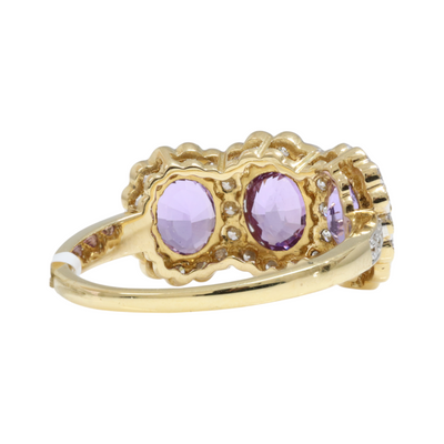 Sapphire & Diamond Ring