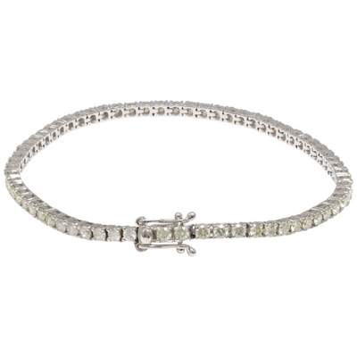 14ct white gold tennis bracelet