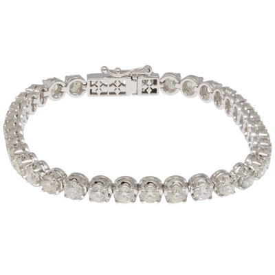 18ct white gold tennis bracelet