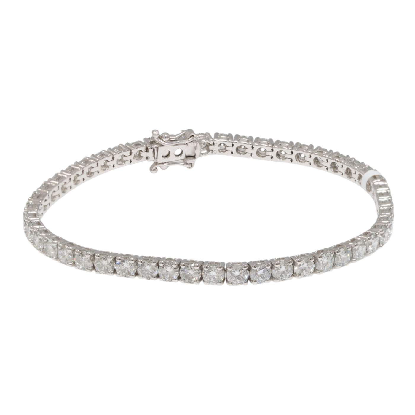 18ct white gold tennis bracelet