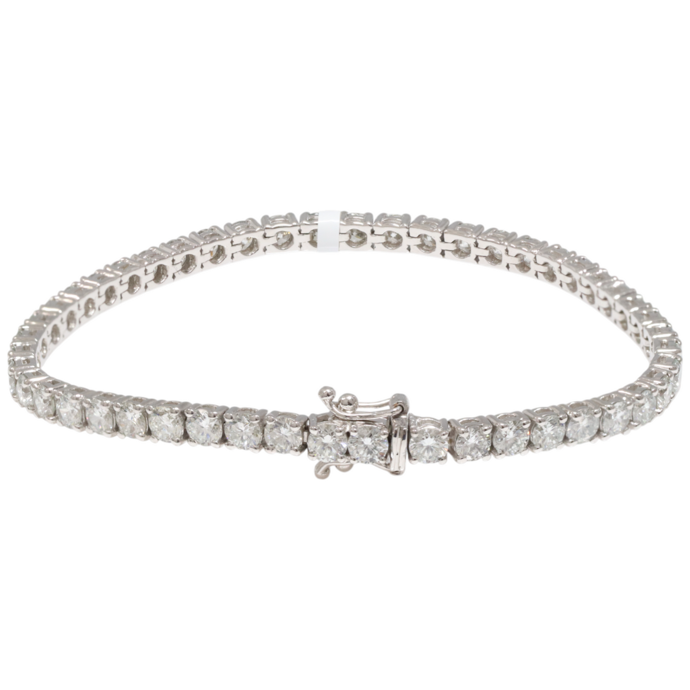 18ct white gold tennis bracelet