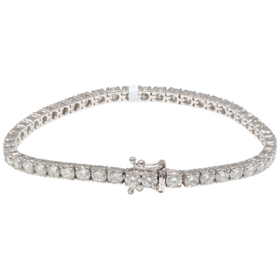 18ct white gold tennis bracelet