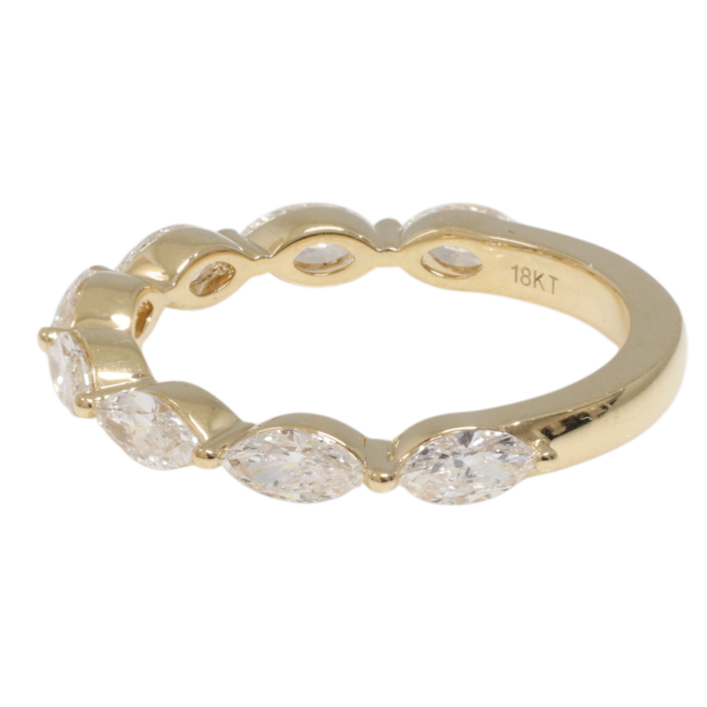 Lab Grown Marquise Band