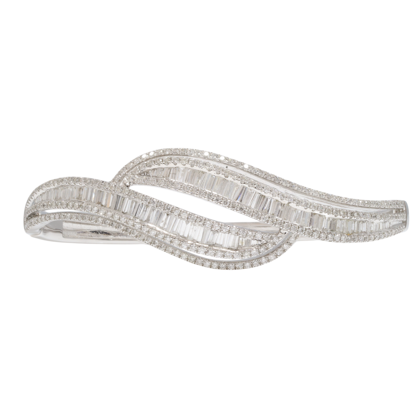 Zen diamond bangle