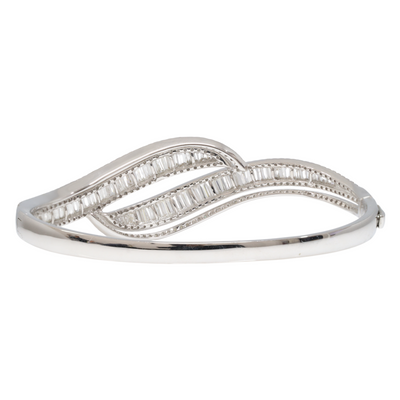 Zen diamond bangle