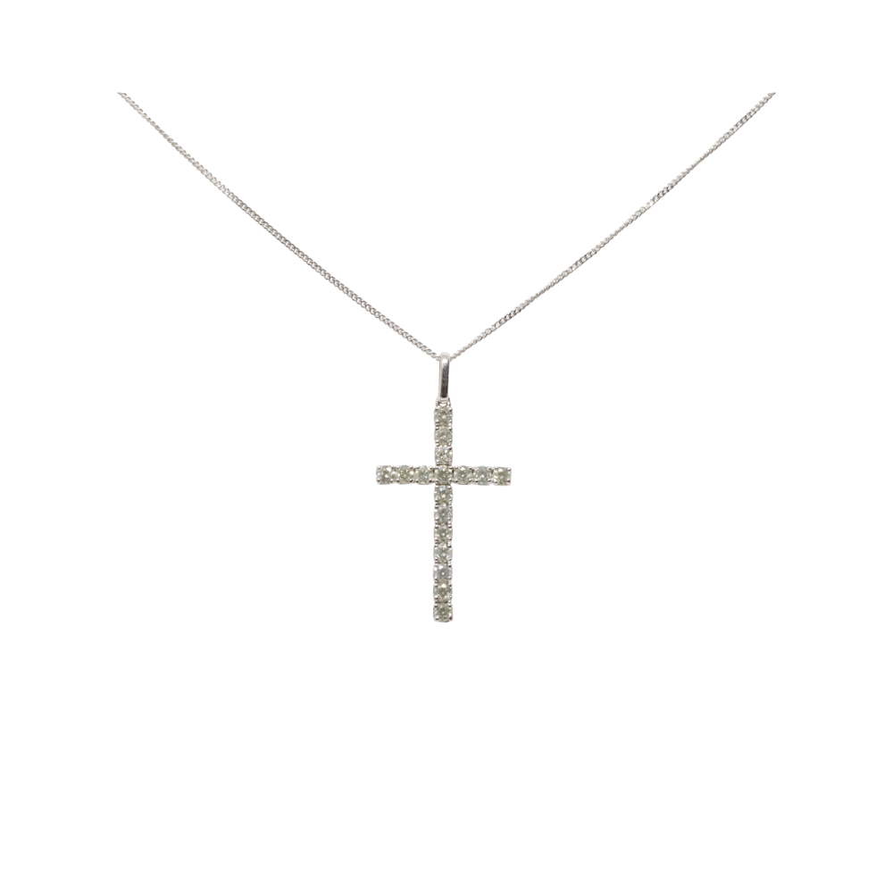 Diamond Cross Pendant