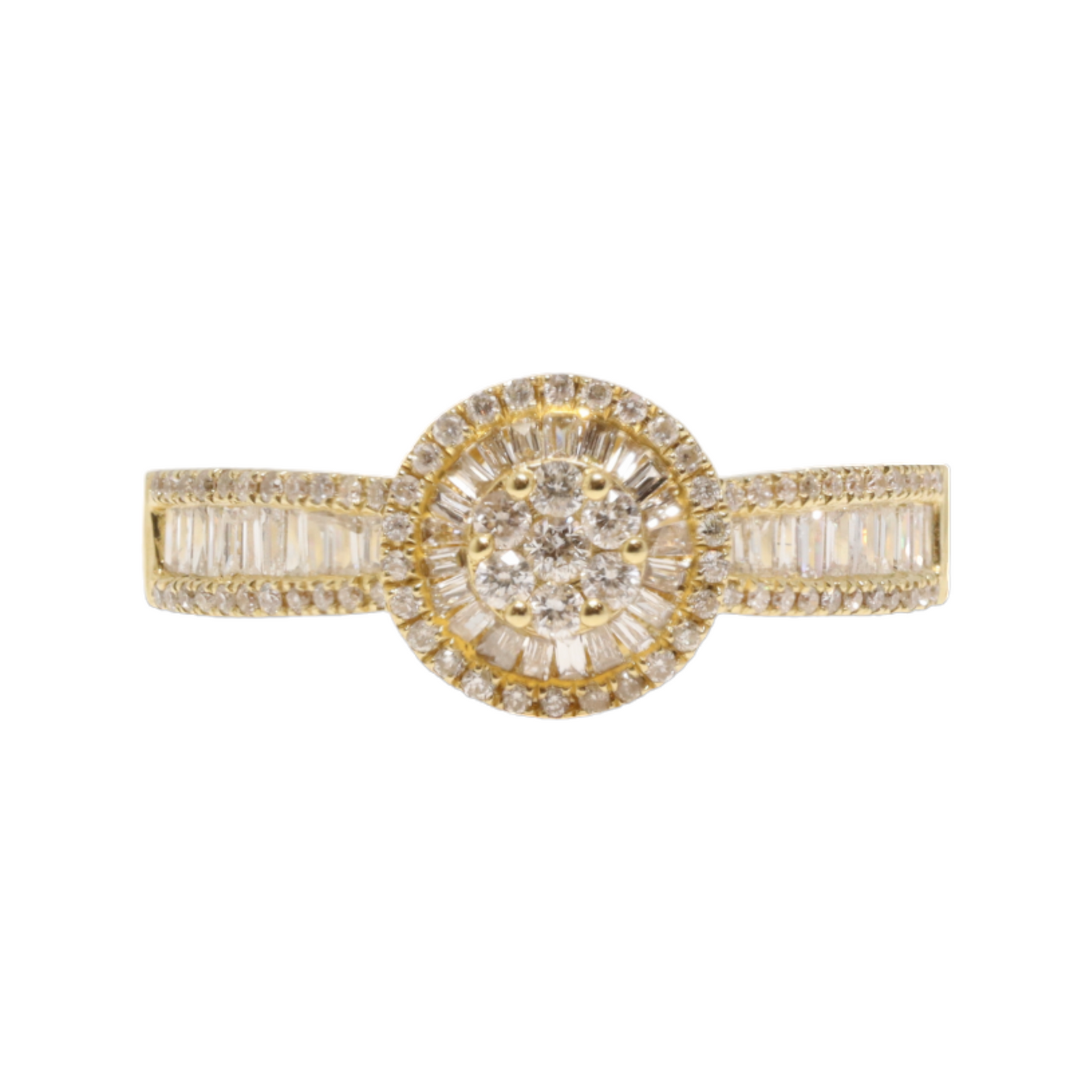 “Amelia” 18KT YELLOW GOLD DIAMOND RING