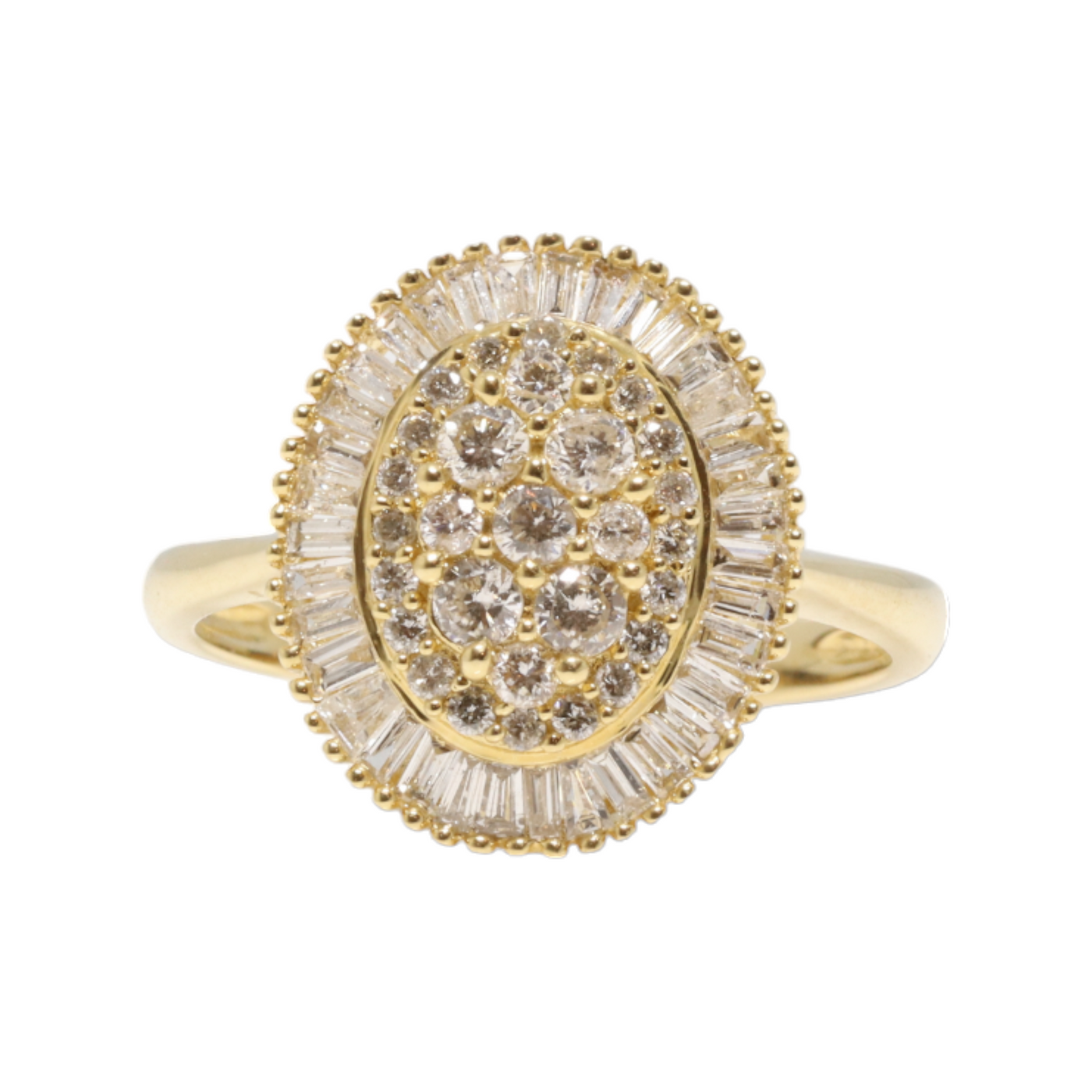 “JESS” 18KT YELLOW GOLD DIAMOND RING